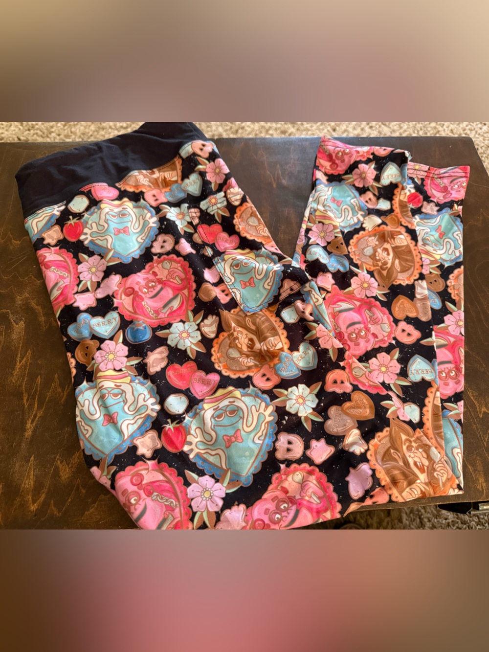 General Mills leggings side pocket count chocula boo berry Frankenberry xl yoga